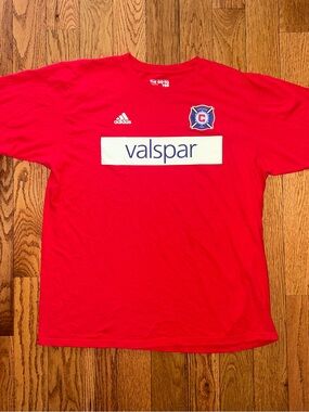 Chicago Fire Valspar Adidas T-Shirt Size XL